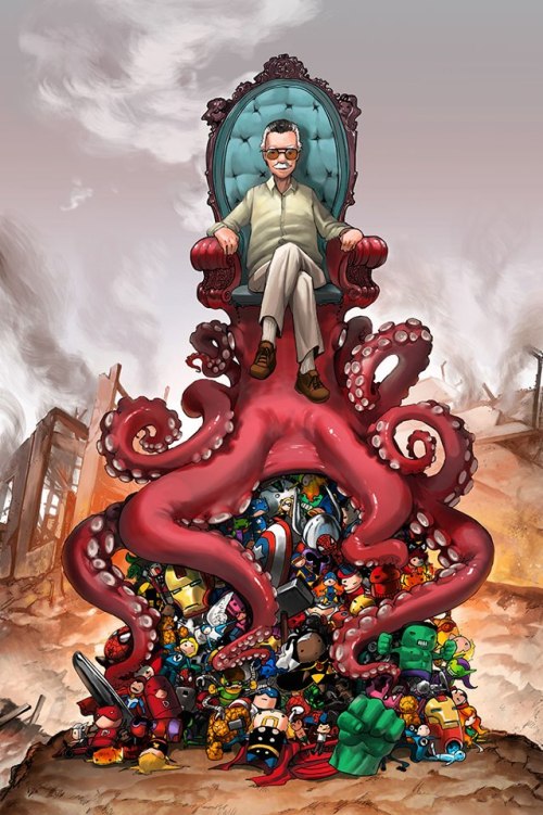 stan_lee__s_octothrone_for_comikaze_by_camilladerrico-d5ebrox